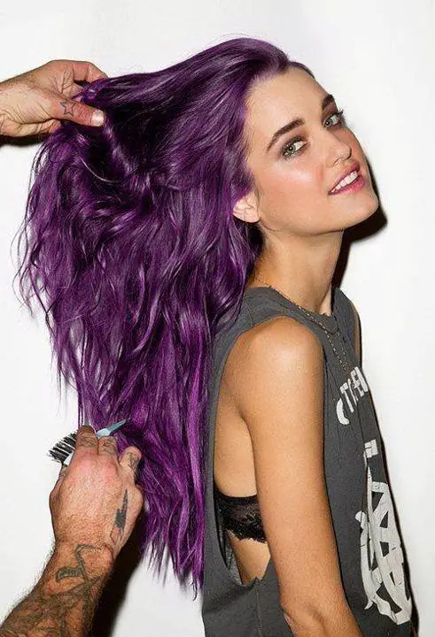 Cool purple hairstyles