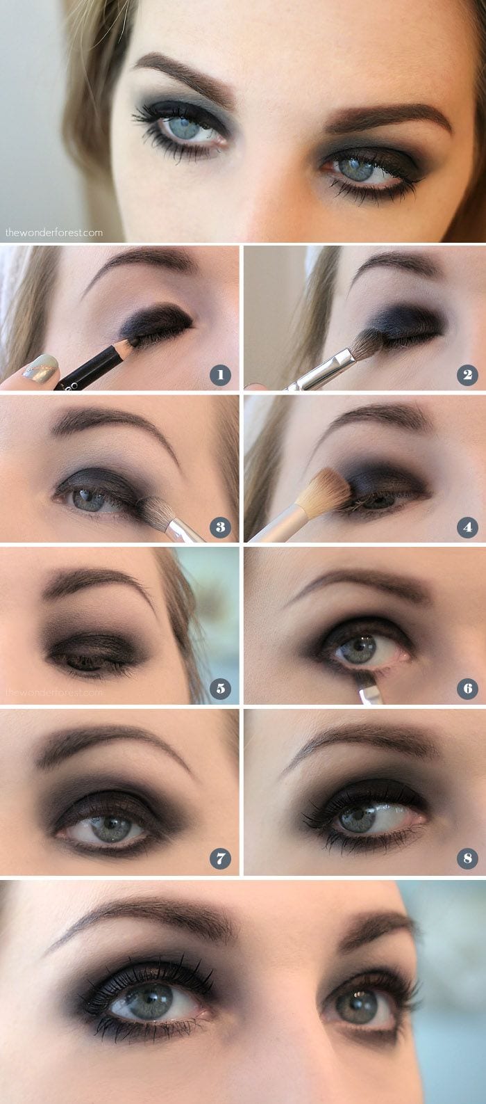 25 Easy And Dramatic Smokey Eye Tutorials This Season