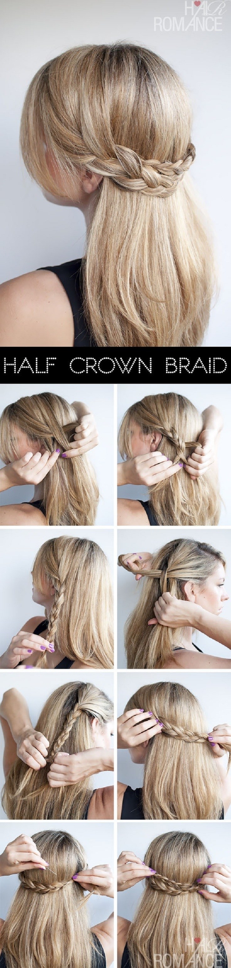 20 Cute and Easy Braided Hairstyle Tutorials