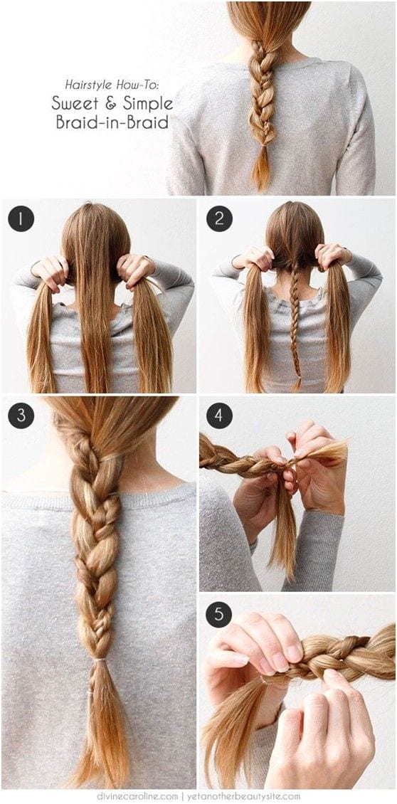 20 Cute and Easy Braided Hairstyle Tutorials | JexShop Blog