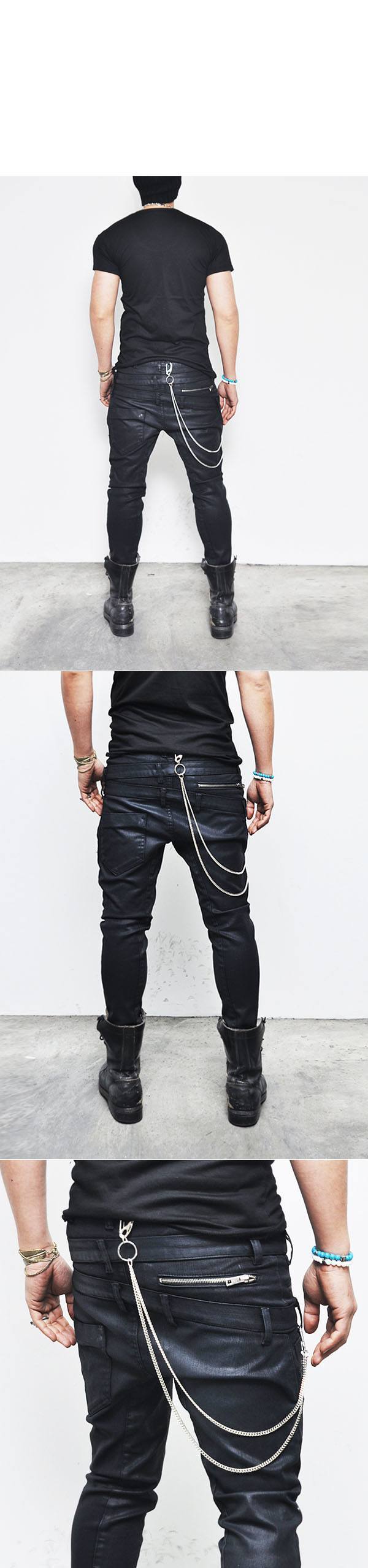 funky jeans black