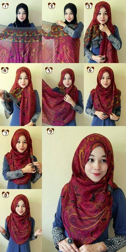 15 Easy and Simple Hijab Tutorials  How to Wear Hijab Steps