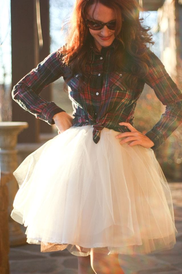 tulle skirt diy