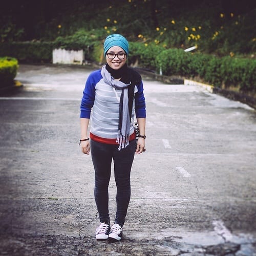 Hijab with Sneakers fashion