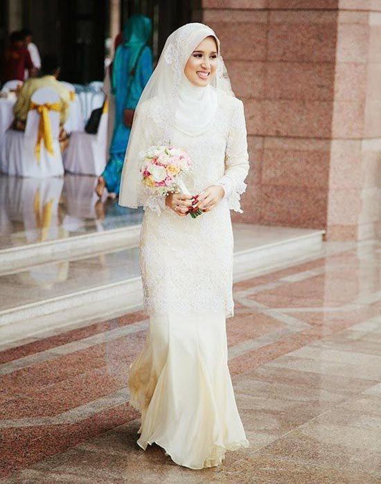 Latest style hijab wedding photos