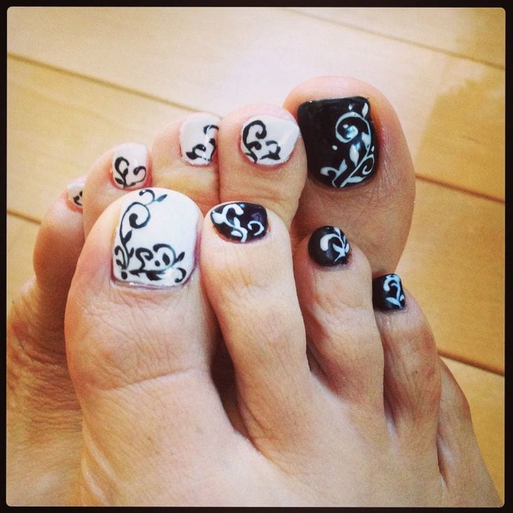 awesome toe nail designs