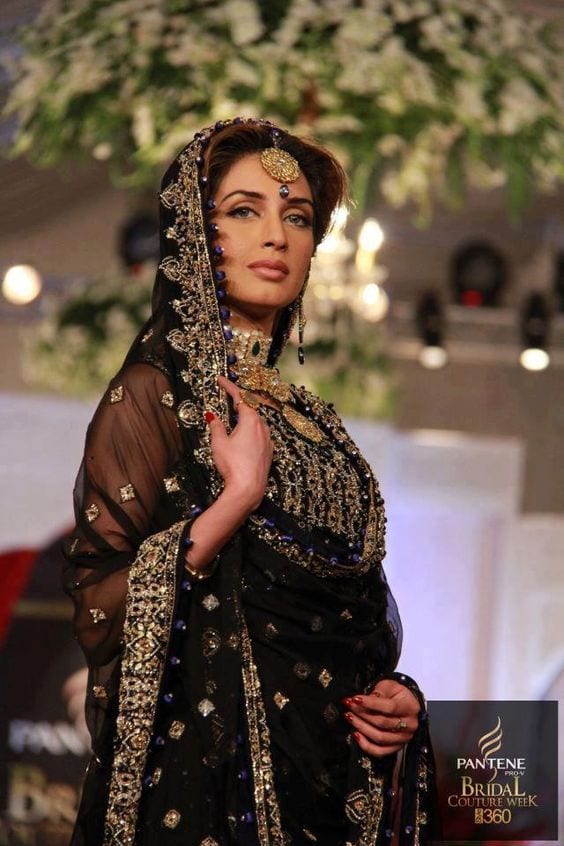 pakistani bridal dresses ali gold iman pakistan brides stylish wear indian couture season