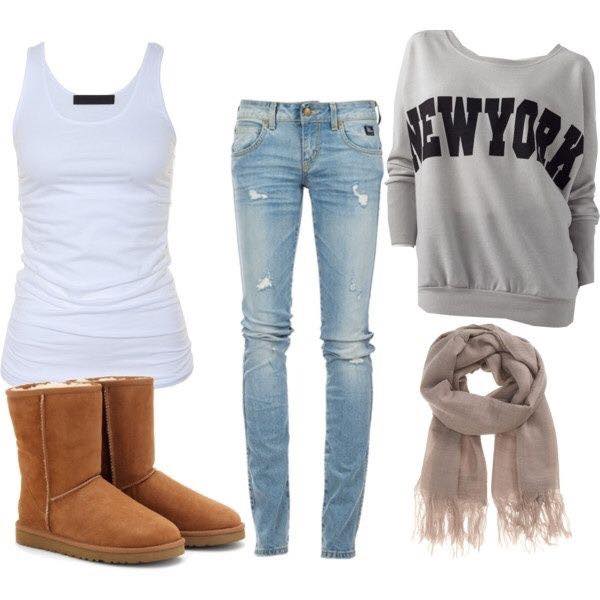 outfits with UGG boots