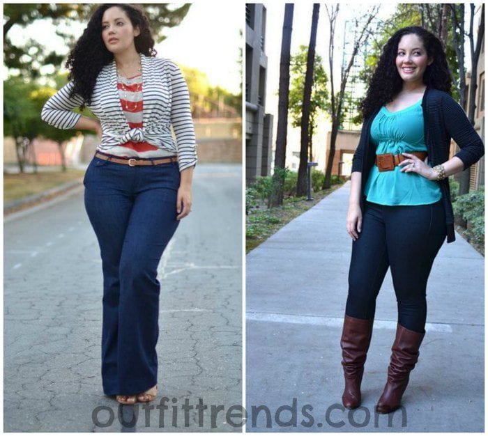 Casual Outfits for Plus Size Women-14 Funky Curvy Women Style