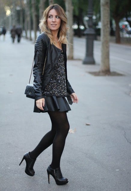 outfits to wear with skirts for fall (7)