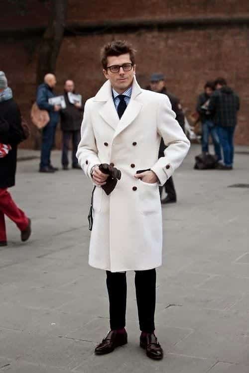 Lyst Lanvin Mens Oversized Coat In White For Men Coat White Men S Long Trench Mens Black Single Large Sizes Available 3 L 21 Kr O137007