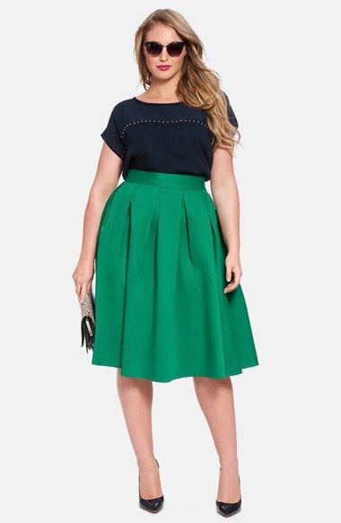 plus size women outfits with skirts (2)