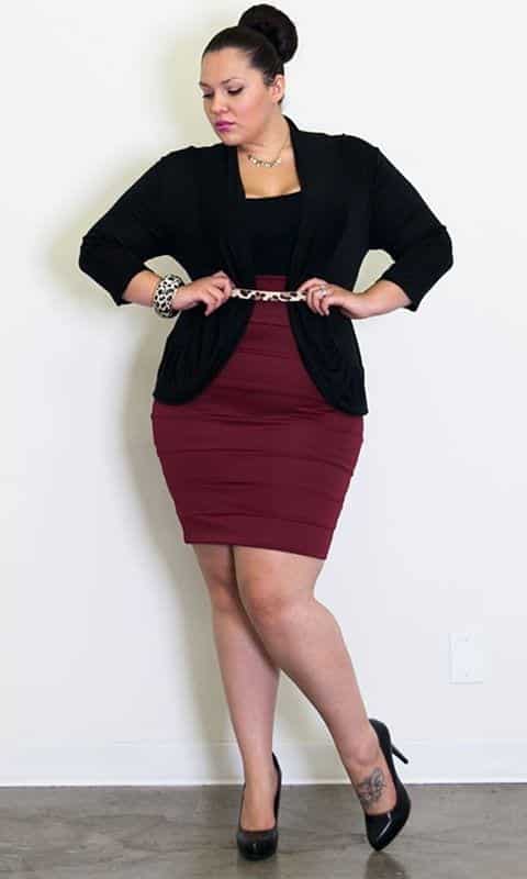 Bbw In Mini Skirt 10