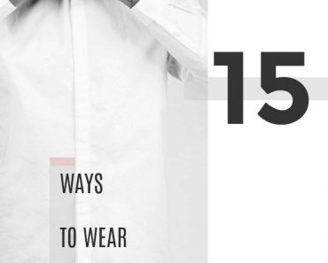 how to wear mens white button down shirt