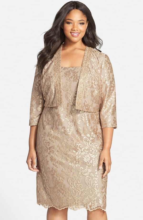 nordstrom plus size dresses for wedding