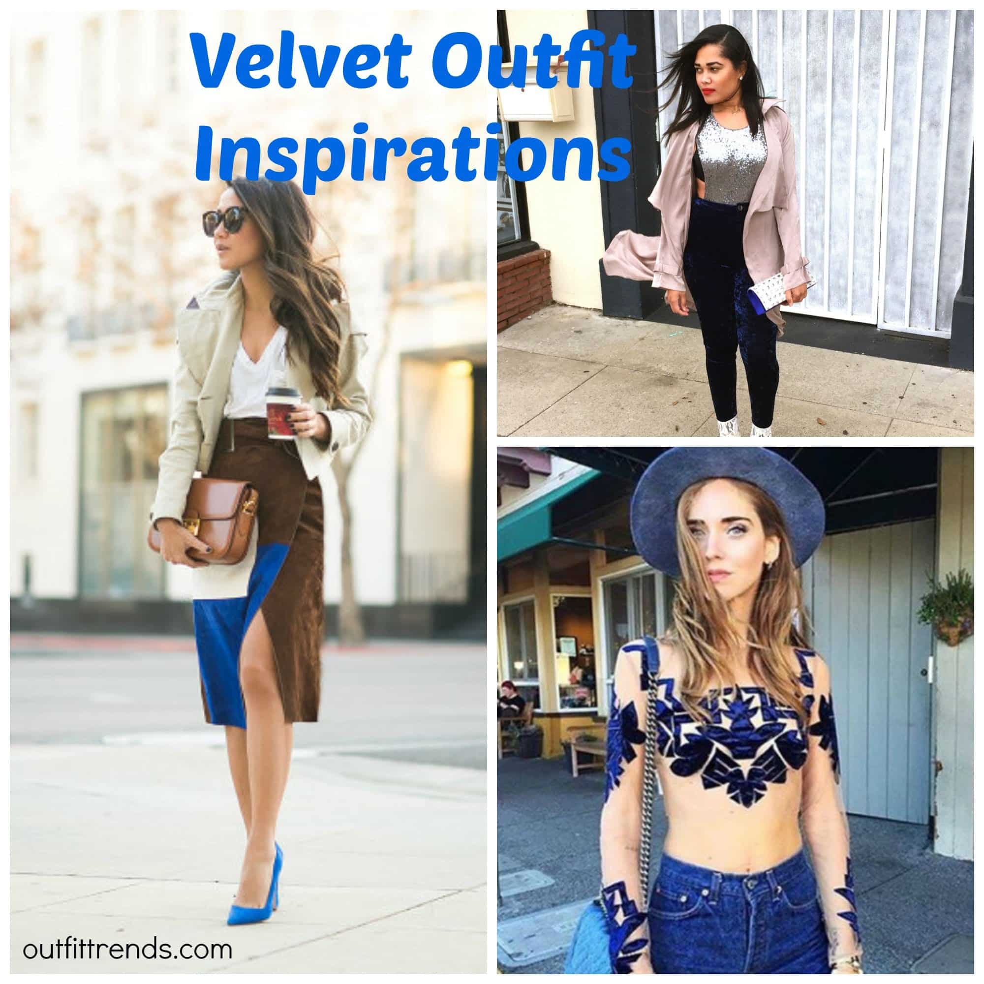 Ideas to wear Velvet Outfits