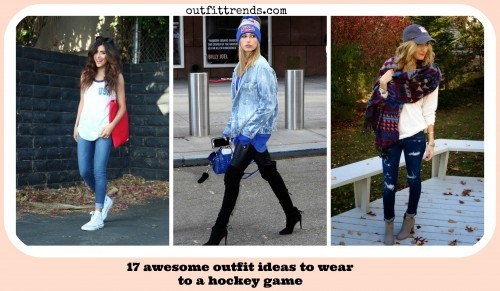 stunning womens hockey game outfit
10