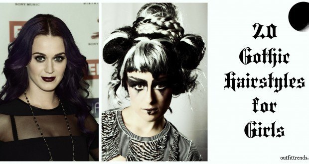 Gothic Hairstyles-20 Best Hairstyles for Gothic Look for Girls Gothic Hairstyles-20 Best Hairstyles for Gothic Look for Girls