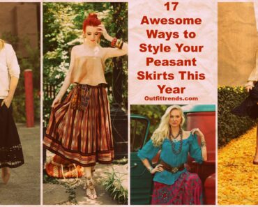 peasant skirt outfit ideas