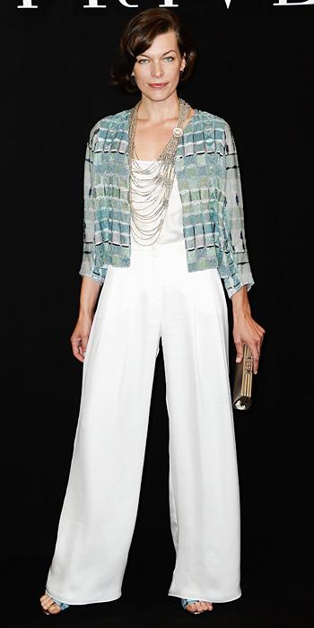 ladies white wide leg trousers