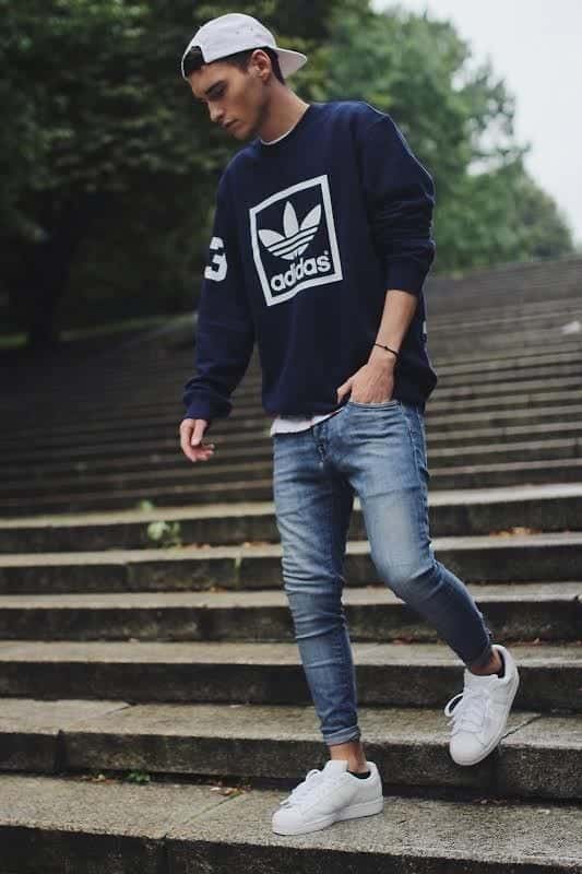 adidas superstar look