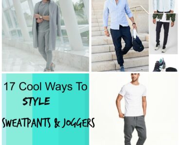 Men sweatpants and joggers style