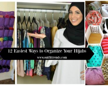 easy ways to organize your hijabs