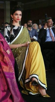 saree wearing style for short height