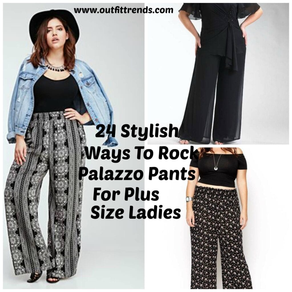 Palazzo Pants for Plus Sizeâ24 Palazzo Outfit Ideas for Curvy Girls