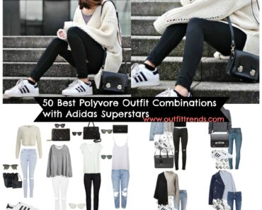how to wear adidas superstars polyvore