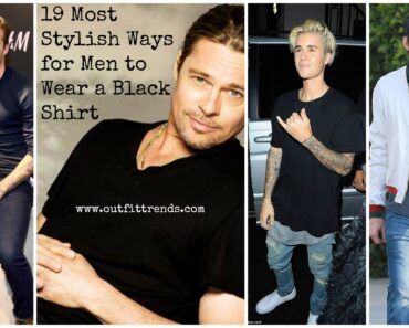 black shirt outfits men