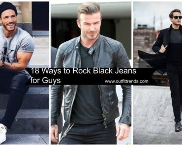 men black jeans outfits
