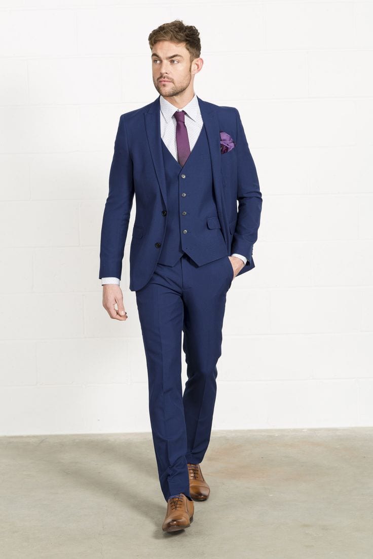 20 Ways to Wear Blue Suits with Brown Shoes Ideas for Men