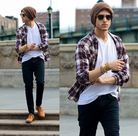 ways to wear a flannel men