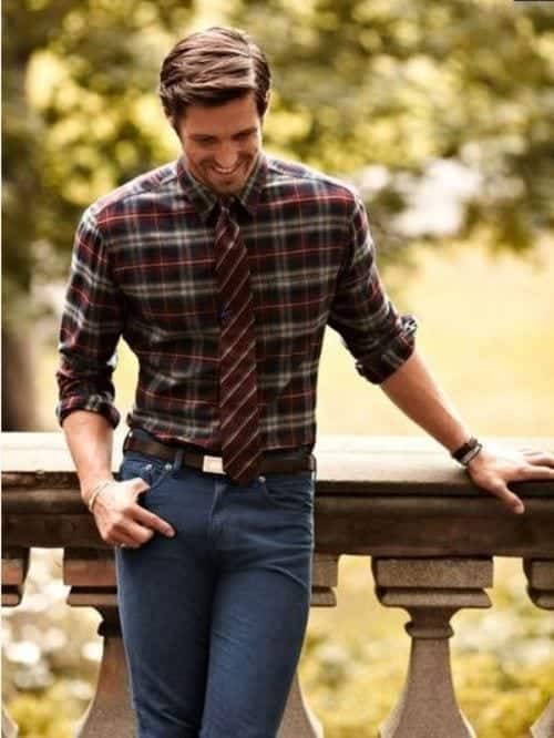 mens white flannel outfit