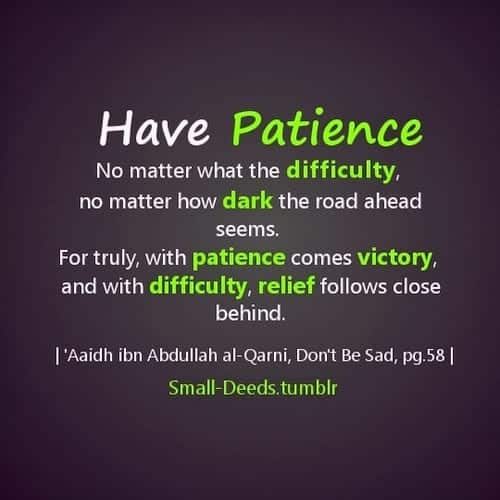 Islamic Quotes About Patience-20 Quotes Described With Essence