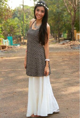 short palazzo pants with top