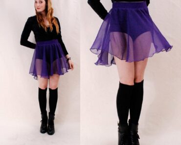 how to wear a sheer skirt (1)