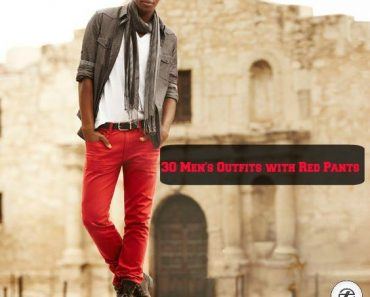 30 Men's outfits with red pants