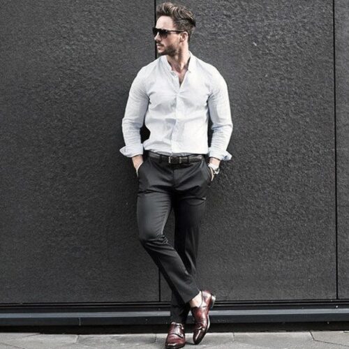 business casual dinner outfits men