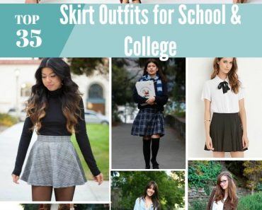 how to wear skirt for school and college girls