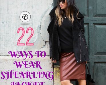 Girls shearling jacket outfits