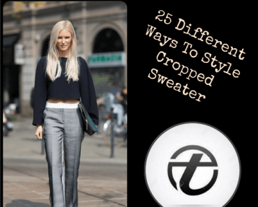 how to wear cropped sweaters