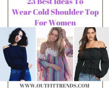 cold shoulder top outfits