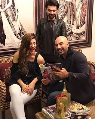 urwa and farhan at HSY