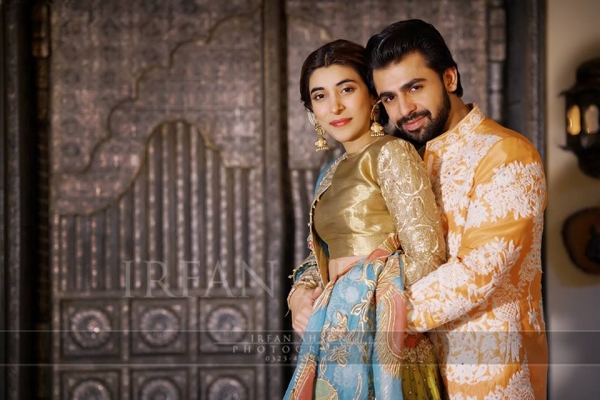 urwa and farhan on qaeali night