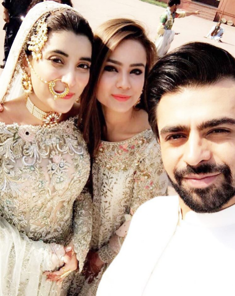 urwa farhan nikkah selfie