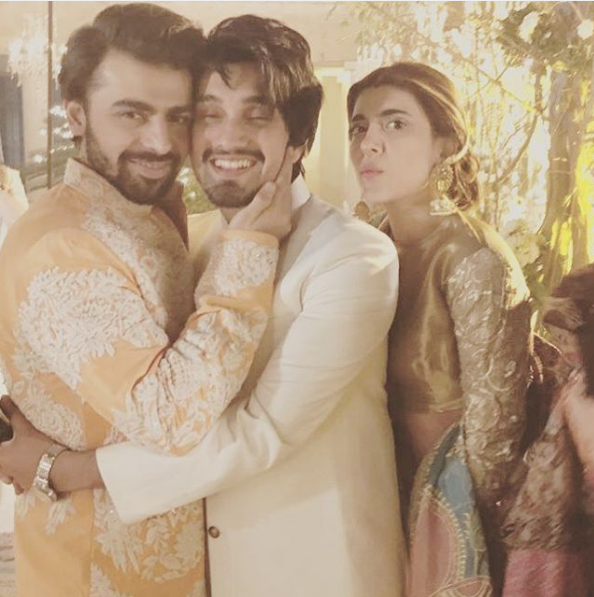 uzair jaswal on urwa farhan wedding