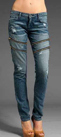 Zip Skinny Funky Jeans