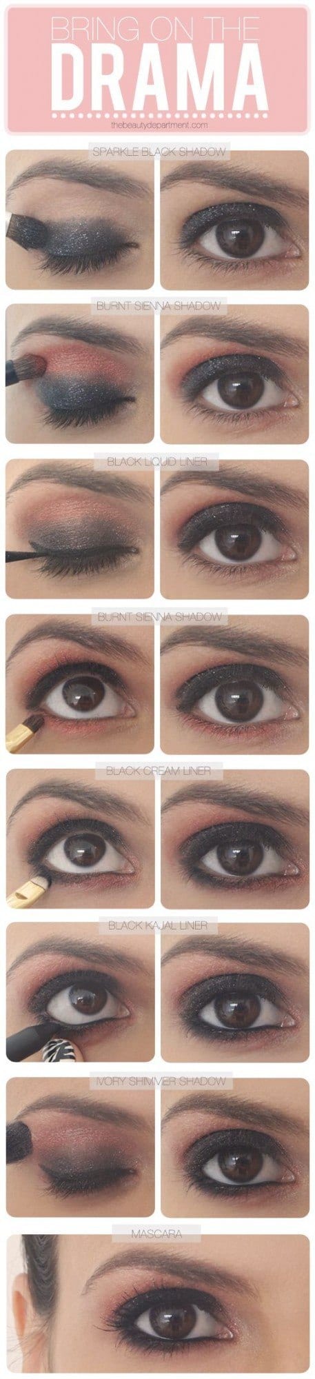 Trendy eye makup Tutorials